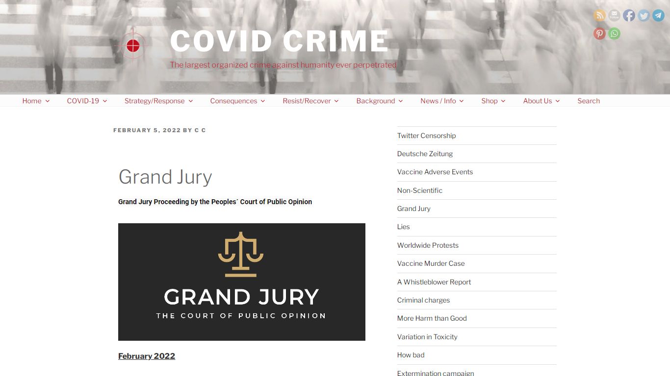 Grand Jury - Covid Crime